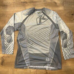 Klim Mojave Jersey (Silver Gray) V-Neck Long Sleeve Motorcycle Men Size-Large